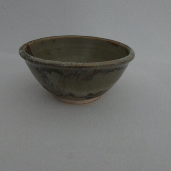 Studio Art Pottery Terracotta Bowl Signed Pattern Nature/Abstract Style - Picture 2 of 11